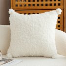 SOGA 2X 45cm Pure White Boucle Bliss Pillowcase
