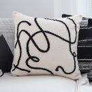 SOGA 2X 45cm Abstract Line Art Pillow Cover SOGA 2X 45cm Abstract Line Art Pillow Cover