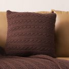 SOGA 2X 45cm Cable Knit Luxury Pillowcase