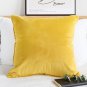 SOGA 2X 45cm Velvet Pillowcase (Golden Yellow)