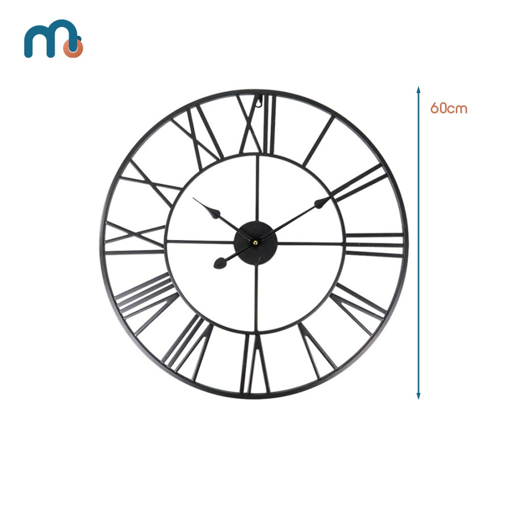 Wall Clock Vintage Model Creative Quartz Round 60 cm