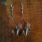 Antique brass clothes hanger