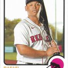 Rafael Devers 2022 Topps Heritage #34 Boston Red Sox Baseball Card