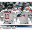 Rafael Devers, Enrique Hernandez 2022 Topps Update #US11 Boston Red Sox Baseball Card