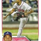 Raisel Iglesias 2023 Topps #115 Atlanta Braves Baseball Card
