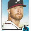 Will Smith 2022 Topps Heritage #53 Atlanta Braves Baseball Card