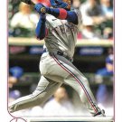 Willie Calhoun 2022 Topps #581 Texas Rangers Baseball Card