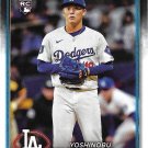 Yoshinobu Yamamoto 2024 Topps Update Rookie Debut #US149 Los Angeles Dodgers Baseball Card
