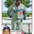 Yusniel Diaz 2023 Topps Rookie #536 Los Angeles Dodgers Baseball Card