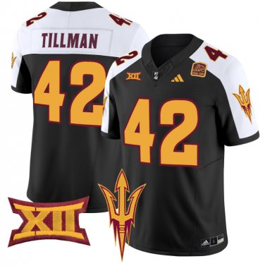 Pat Tillman Jersey 42 Arizona State Sun Devils Vapor Limited College Football Black Alternate