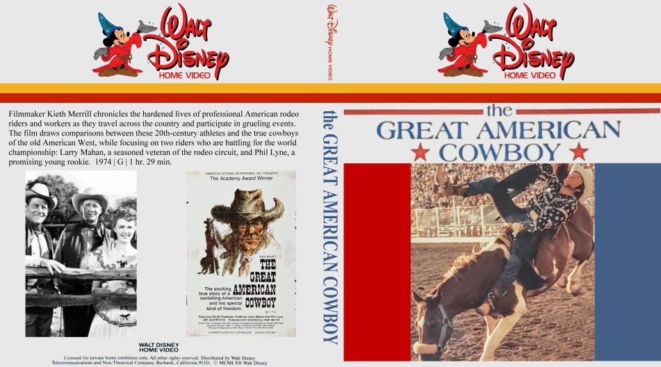 Disney's The Great American Cowboy (1974) Blu-ray
