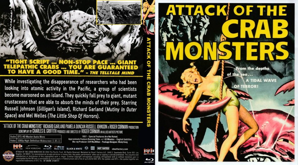 Attack of the Crab Monsters (1957) Blu-ray
