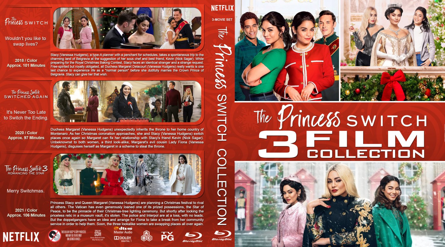 The Princess Switch Trilogy Blu-ray ***3 Disc Set***
