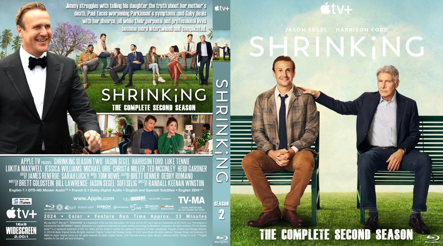 Shrinking Season 2 (2024) Bluray ***2 Disc Set***