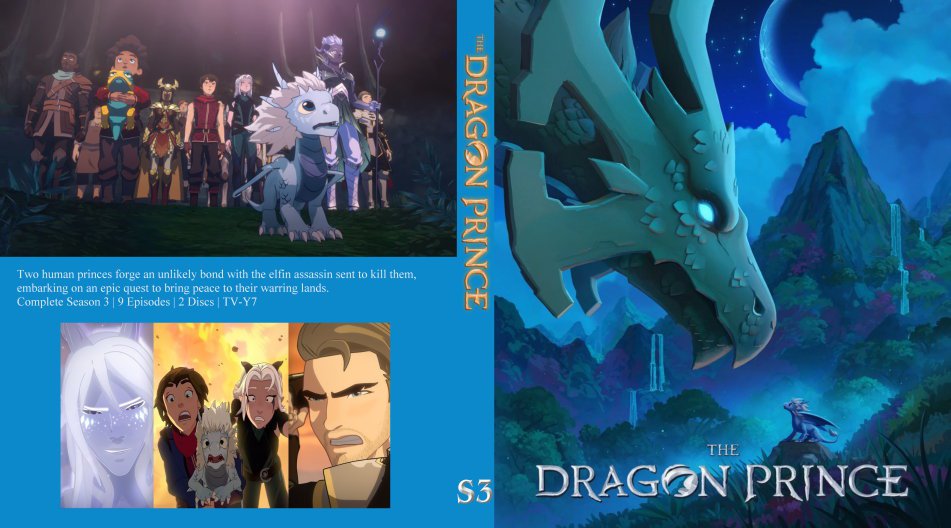 The Dragon Prince Season 3 (2018) Bluray ***2 disc set***