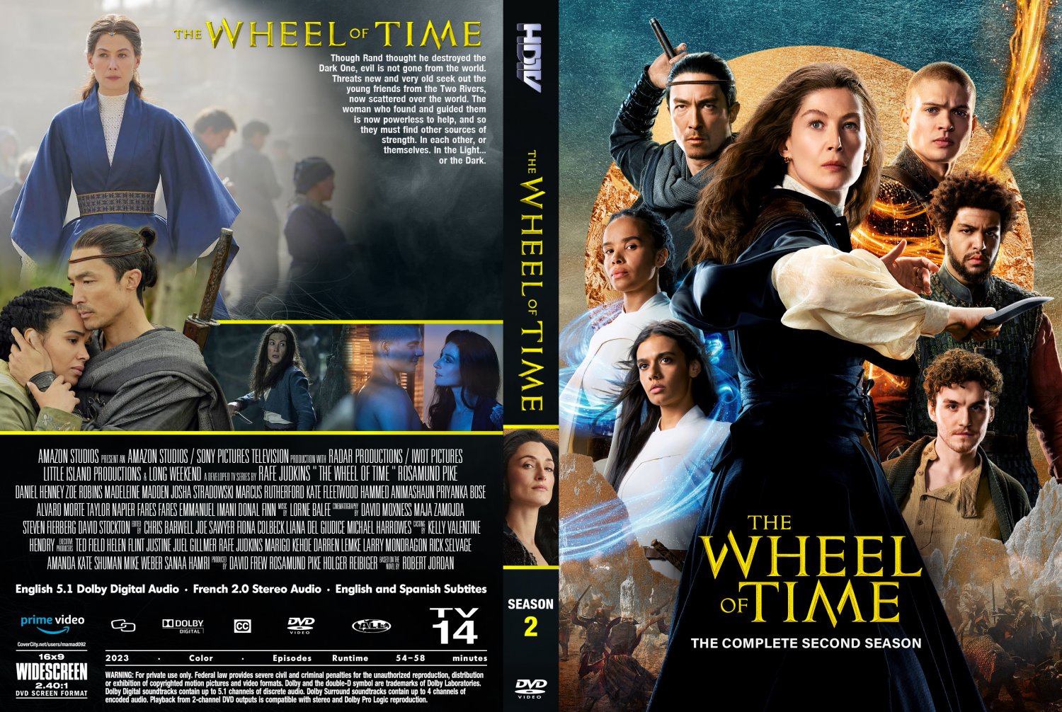 Wheel of Time Season 2 ***3 Disc Set*** DVD