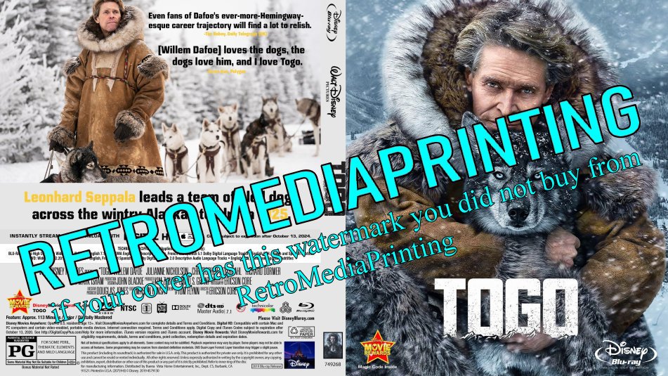 Disney's Togo (2019) Blu-ray