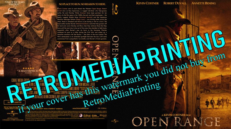 Open Range (2003) Blu-ray