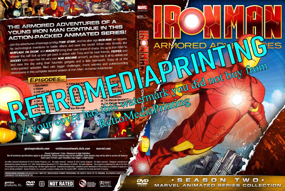 Ironman Armored Adventures Season 2 DVD ***3 Disc Set***