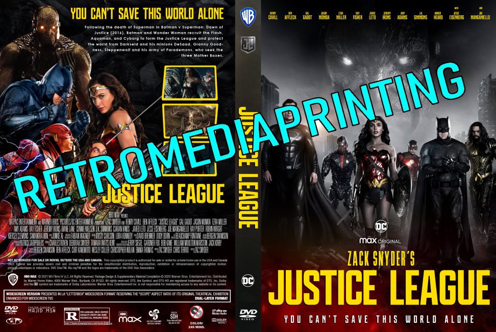 Zach Snyder's Justice League (2021) DVD