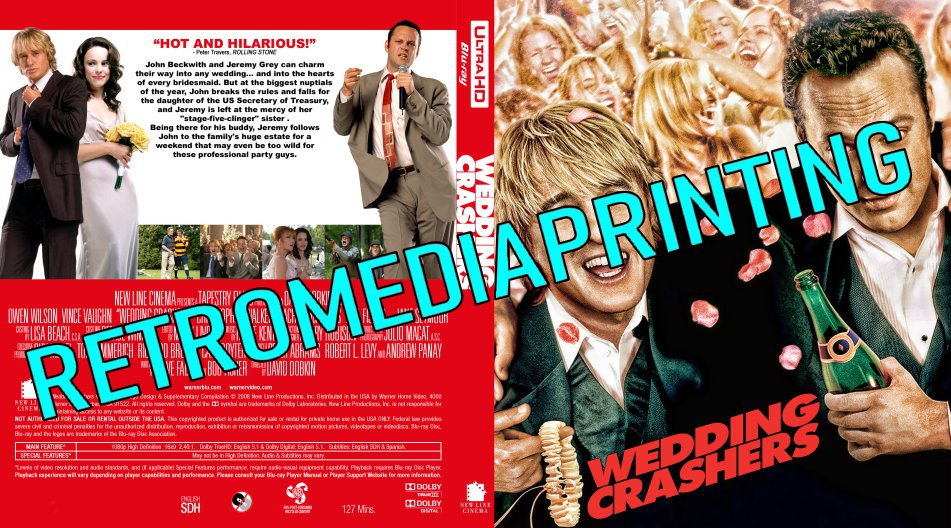 Wedding Crashers (2005) 4k Blu-ray