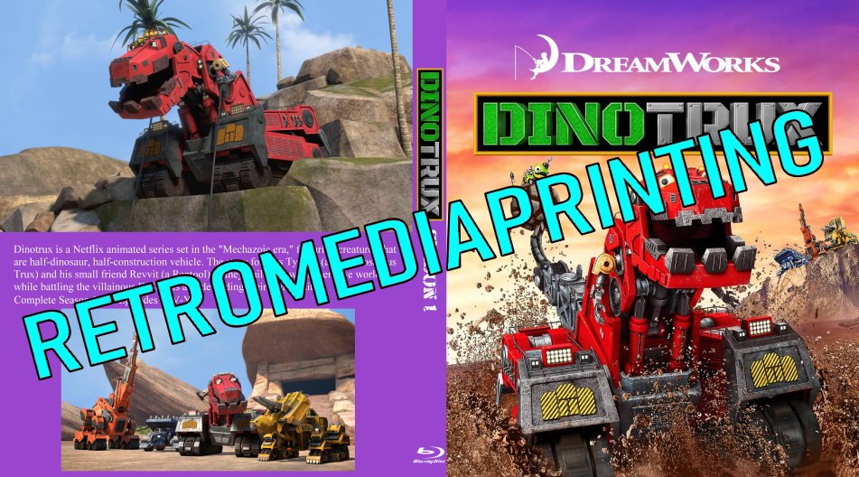 Dinotrux Season 1,2,3,4,5 Blu-ray ***7 Disc Set***