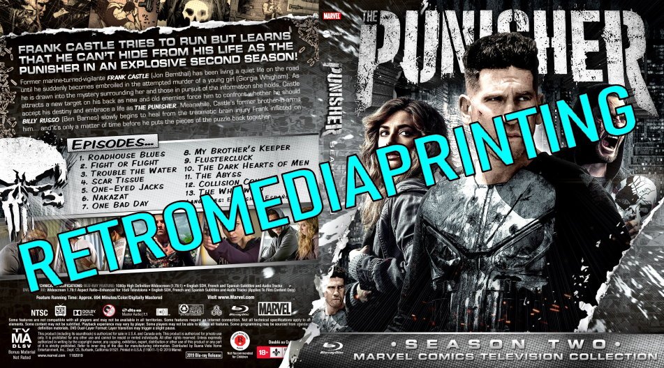 The Punisher Season 2 Blu-ray  ***4 Disc Set***