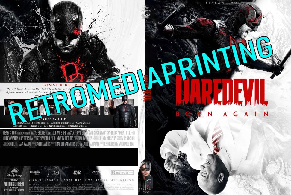 Daredevil: Born Again Season 2 DVD  ***3 Disc Set***