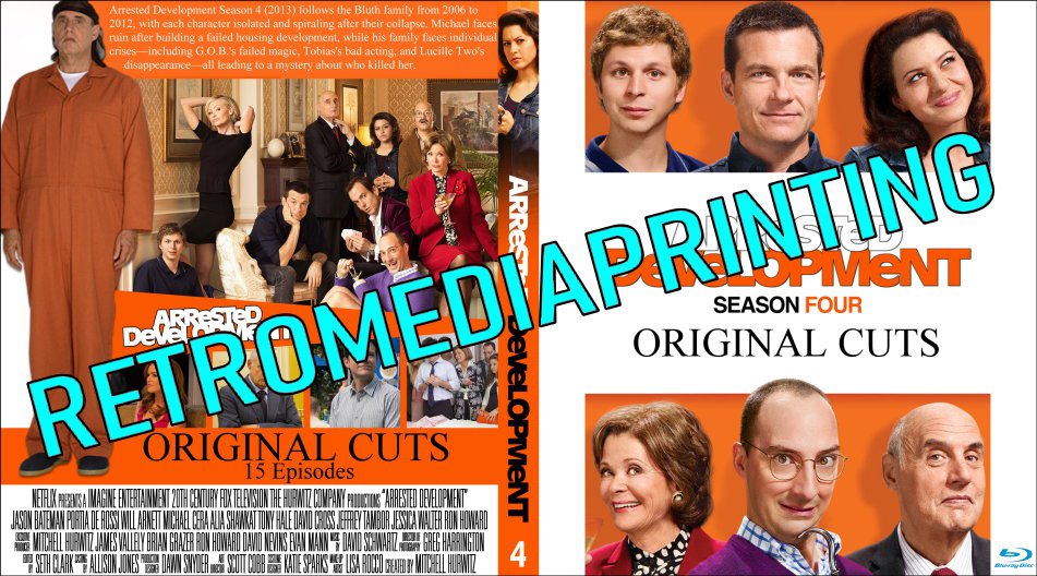 Arrested Development Season 4 Blu-ray ***3 DISC SET*** ORIGINAL CUTS
