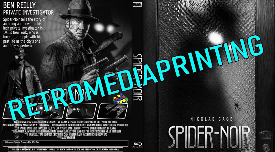 Spider Noir Season 1 Black and White Blu-ray  ***2 Disc Set**