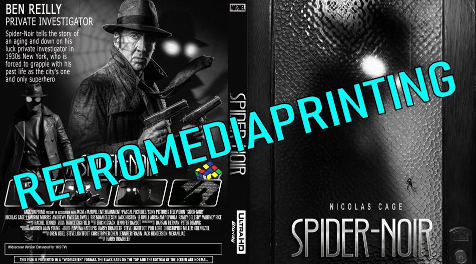 Spider Noir Season 1 Black and White 4k Blu-ray  ***2 Disc Set**