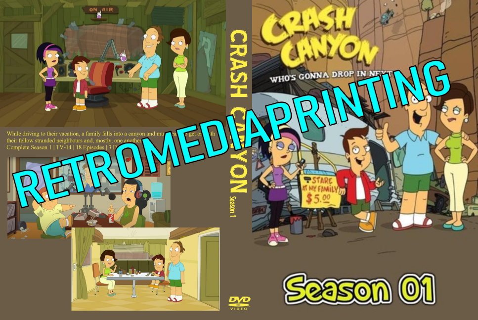 Crash Canyon Season 1 DVD  ***3 Disc Set**