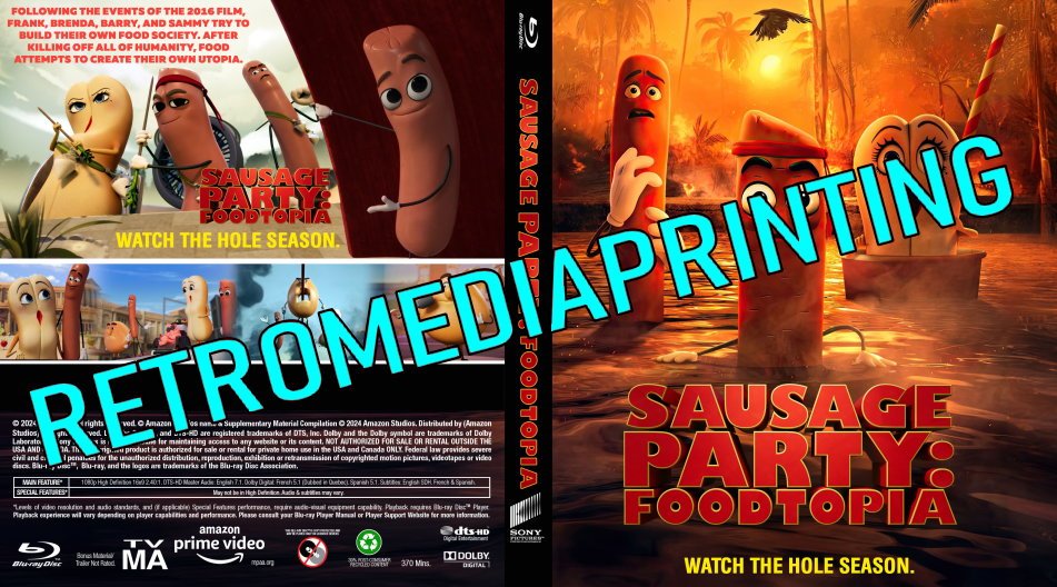 Sausage Party Season 1 Blu-ray  ***1 Disc Set**