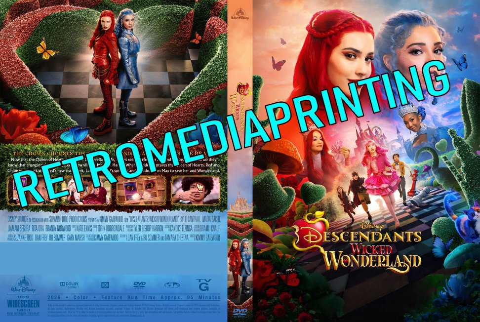 Disney's Descendants: Rise of Red & Wicked Ways (2026) DVD ***2 Disc Set***
