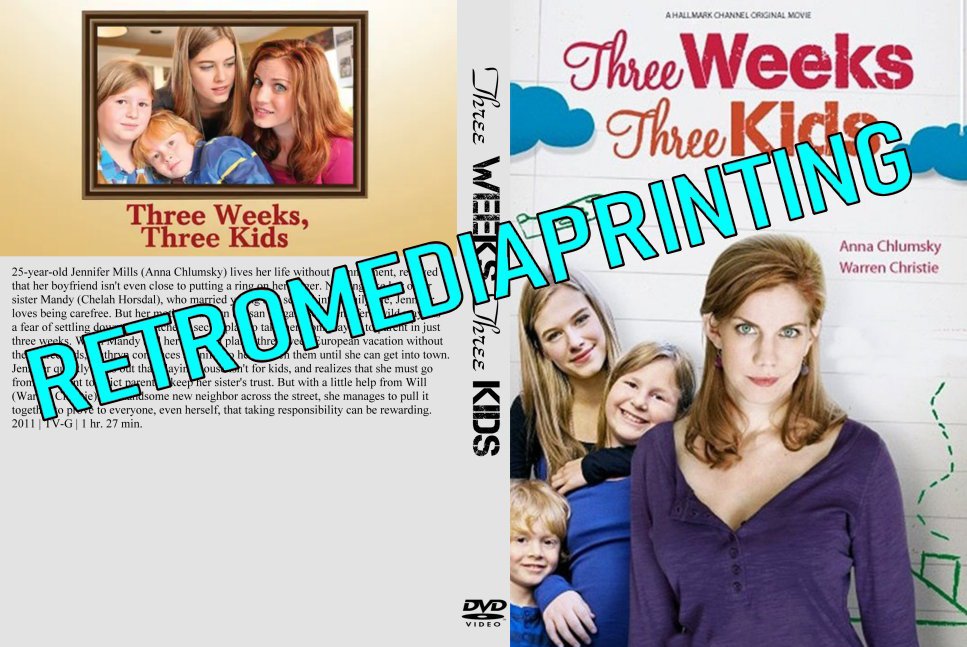 Three Weeks Three Kids (2011) DVD
