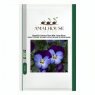 Beautiful Pansy Plant Mix Color Wavy Viola Tricolor Flower Flores Bonsai Potted - 100 PCS Seeds