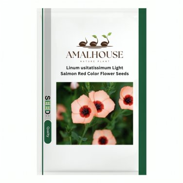 Linum usitatissimum Light Salmon Red Color Flower - 300 PCS Seeds