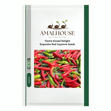 Flame-kissed Delight Exquisite Red Cayenne - 200 PCS Seeds
