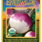 Premium 250 Organic Purple Top White Globe Turnip Seeds Premium 250 Organic Purple Top White Globe Turnip Seeds
