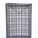 New Arrival CHUM BOX marine grade pvc coating black wire mesh pot fishing bait cage 12x8x4