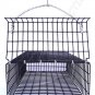 New Arrival CHUM BOX marine grade pvc coating black wire mesh pot fishing bait cage 12x8x4