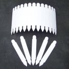 Top-Quality 30 New plastic labels nursery tags plant pot label tag outdoor greenhouse white