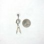 Premium 90's Vintage Silver Eagle Gemstone Dangle Belly button ring