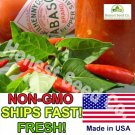 Premium 50+ Tabasco Pepper Seeds, Non-GMO Ships 0 Premium 50+ Tabasco Pepper Seeds, Non-GMO Ships 0