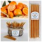 Premium 5 Pack ORANGE HONEY TEASERS Natural Honey Snack Sticks Honeystix Straws