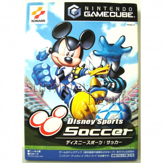 Gamecube Wii Game Disney Sports Soccer Japan Japanese Edition Ntsc J