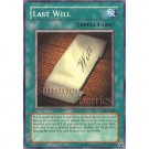 YuGiOh Card SDY-039 - Last Will [Promo Common]