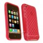 Red Translucent Silicone Skin Case for Apple iPhone 3G