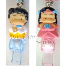 3D Asian / South Asian Bride & Groom Couple Cellphone Straps