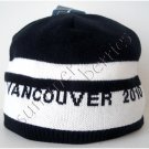 Vancouver 2010 Olympic Adults' Reversible Winter Toque Hat - Black/White